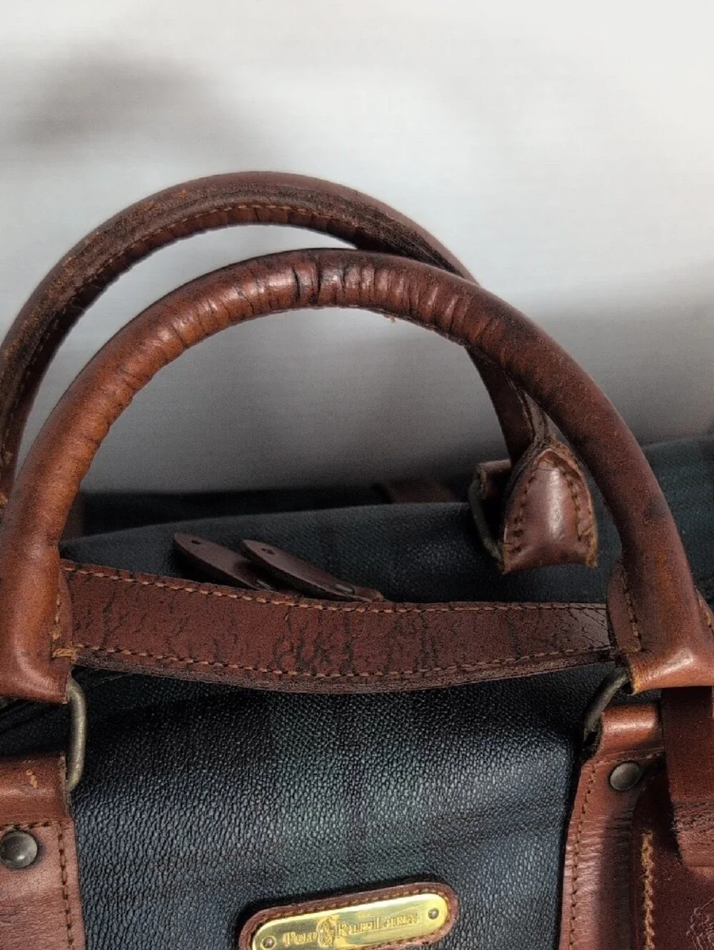 Polo Ralph Lauren Vintage Weekender Tartan Pattern